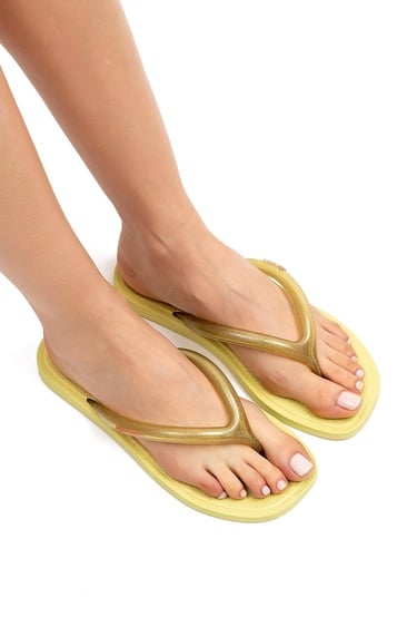  Puffer Day Kadın Parmak Arası Terlik Sarı 35/42