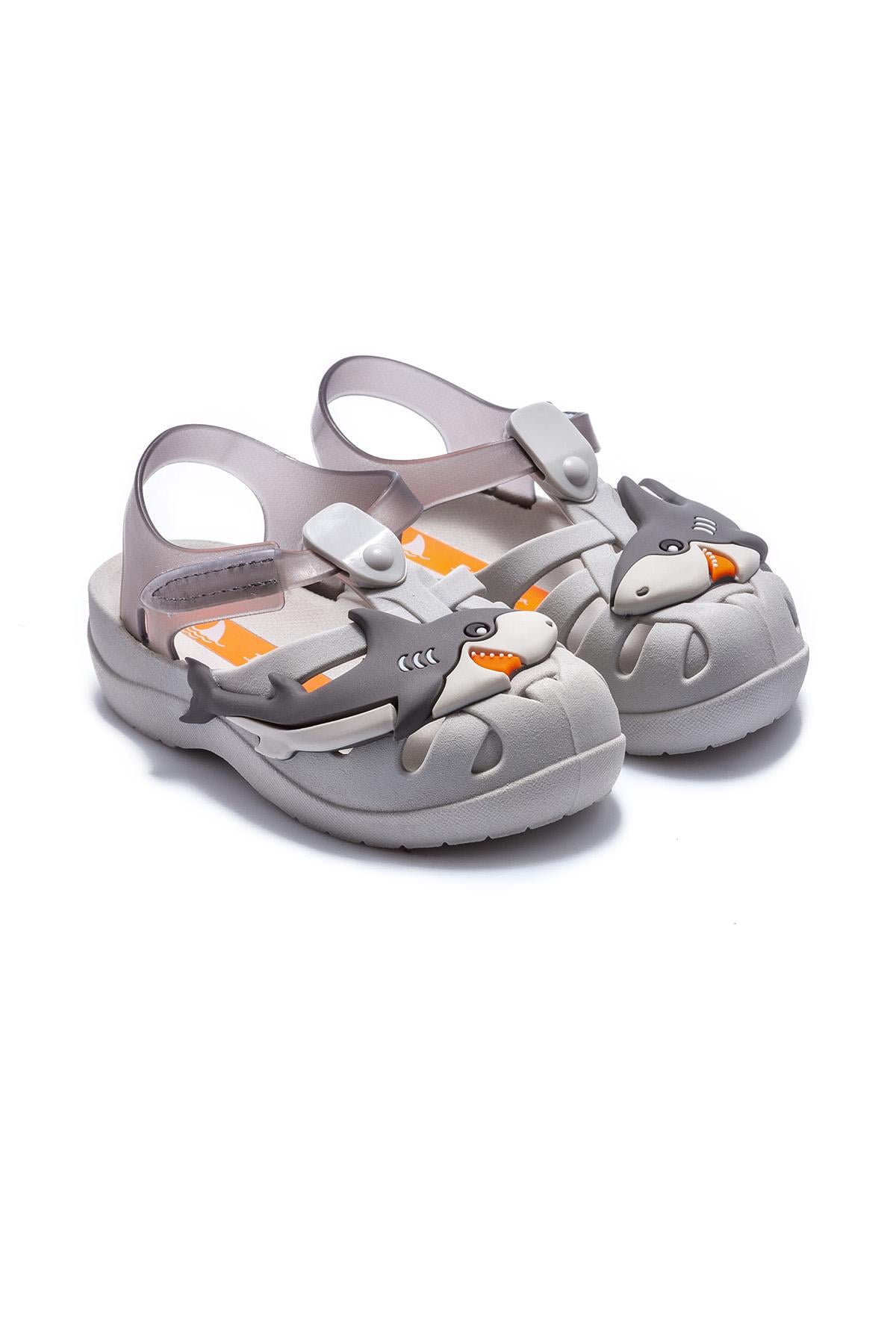  Sum Çocuk Sandalet Gri 19/26
