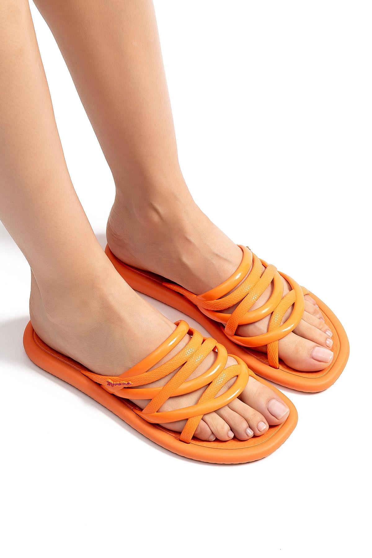  Meu Sol Slide Kadın Terlik Turuncu 37/42