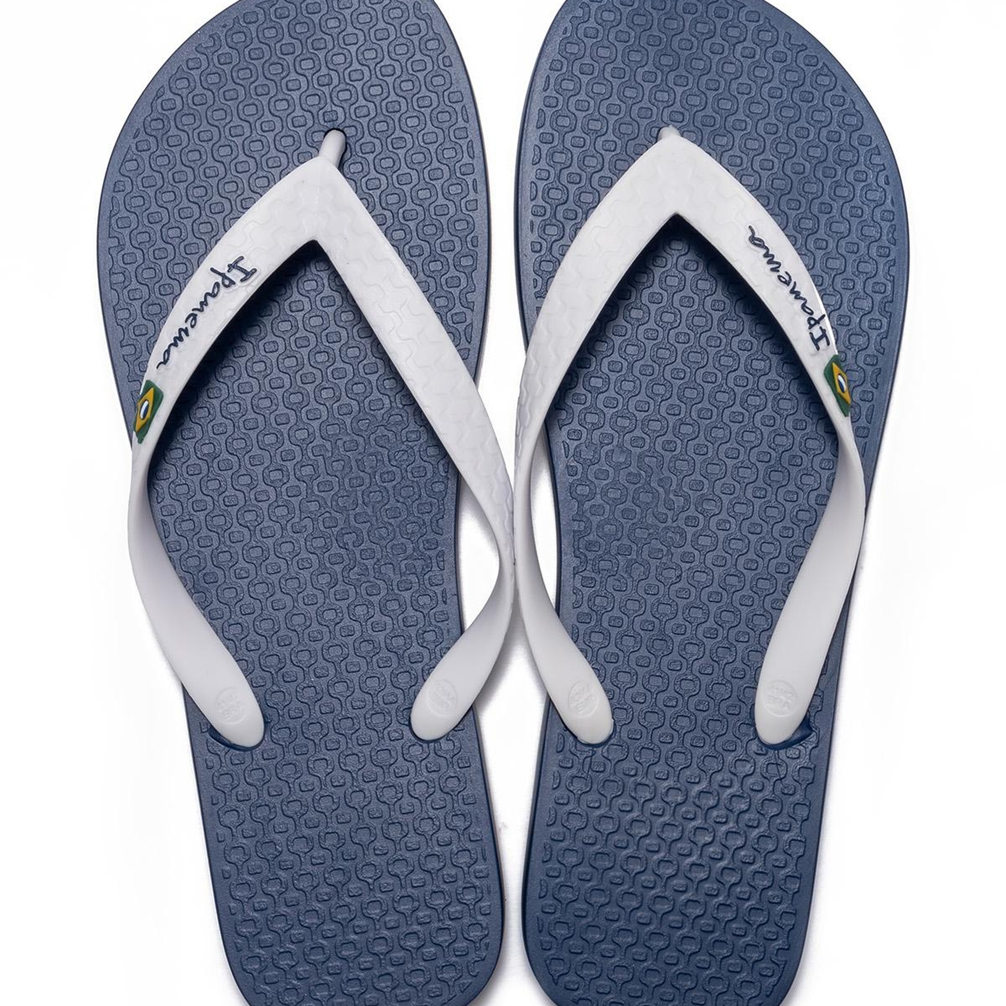 Clas Brazil Erkek Parmak Arası Terlik Beyaz Mavi 39/48