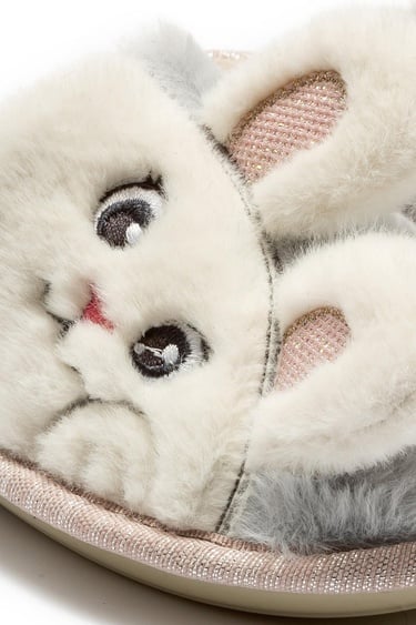  Vipul Çocuk Ev Terliği Gri 30/35