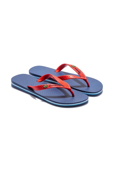  Clas Brazil Erkek Parmak Arası Terlik Kırmızı Mavi 39/48