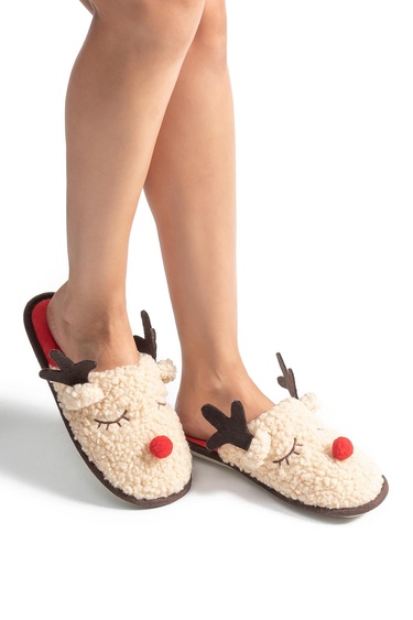  Diry Kadın,Garson Boy Ev Terliği Kahverengi 36/41