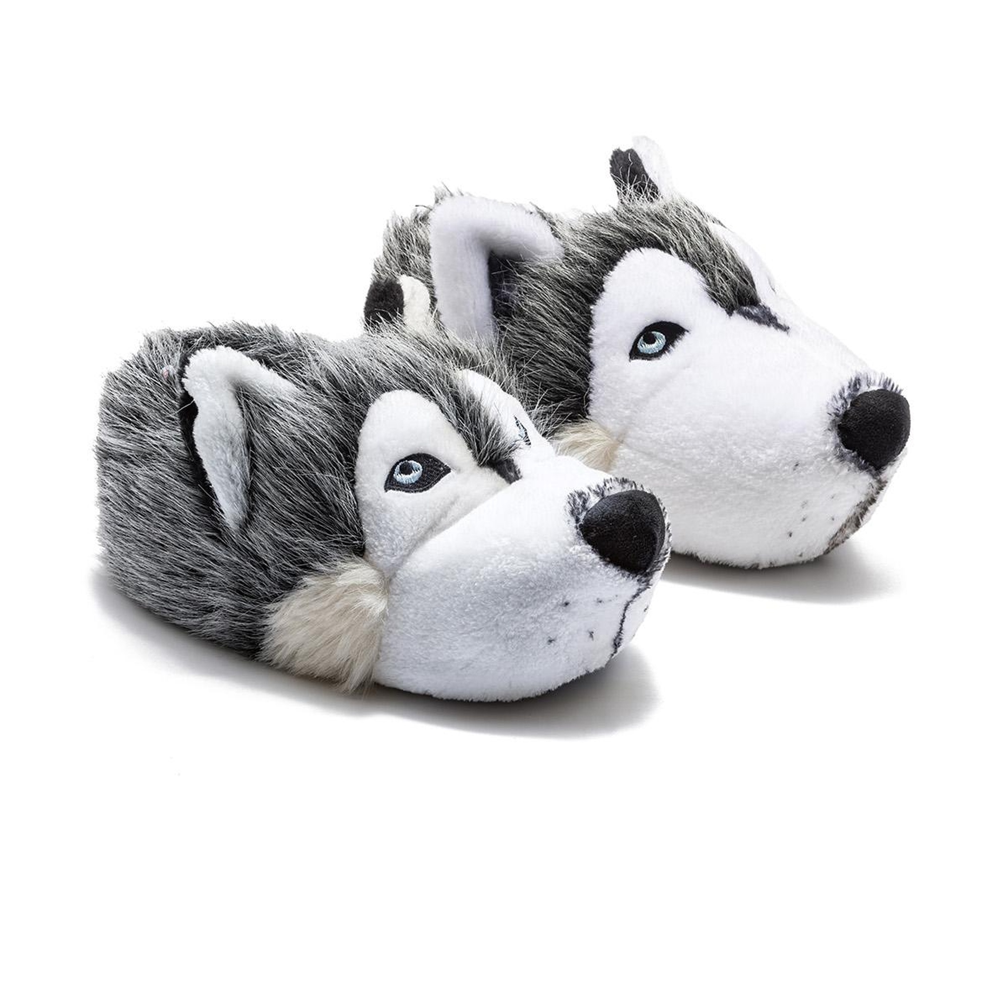 Husky Erkek Hayvanlı Panduf Gri 40/45