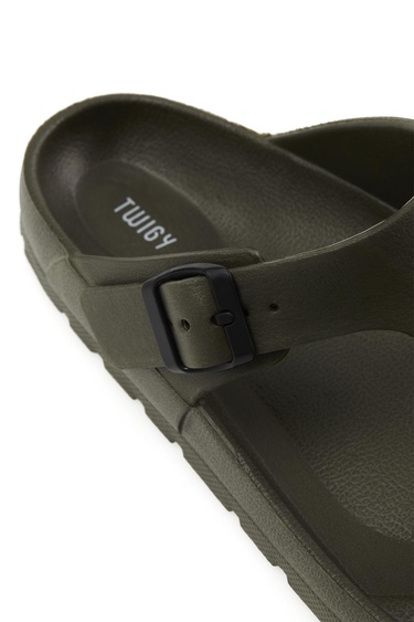  Jude Kadın Parmak Arası Terlik Haki 37/41