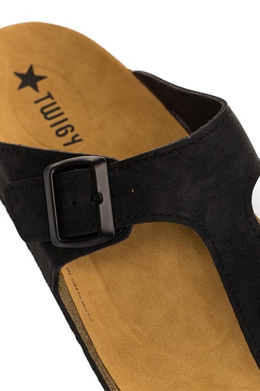  Daniel Erkek Parmak Arası Terlik Siyah 41/45