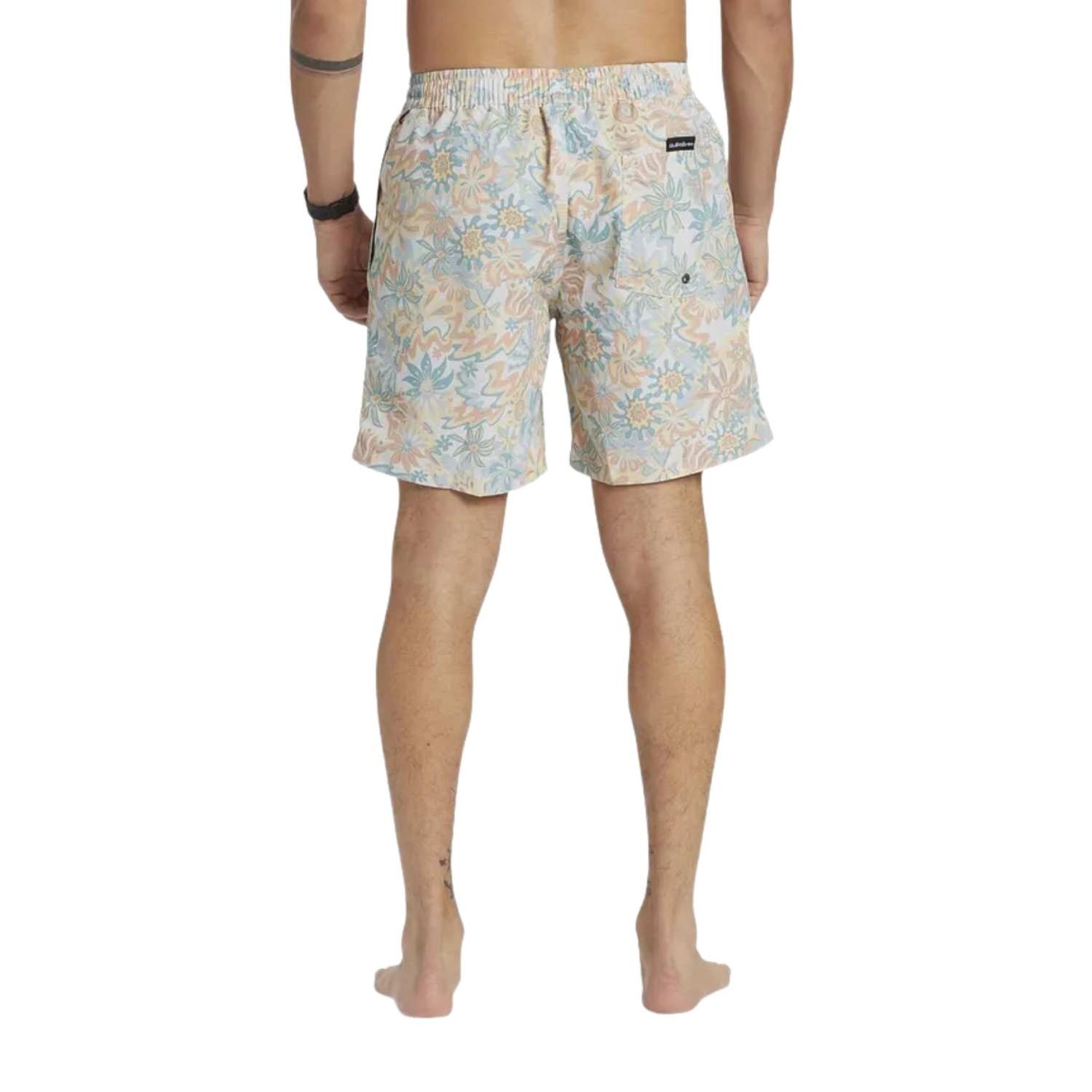 Quiksilver Erkek Volley Short Re-mix Volley 17NB Krem