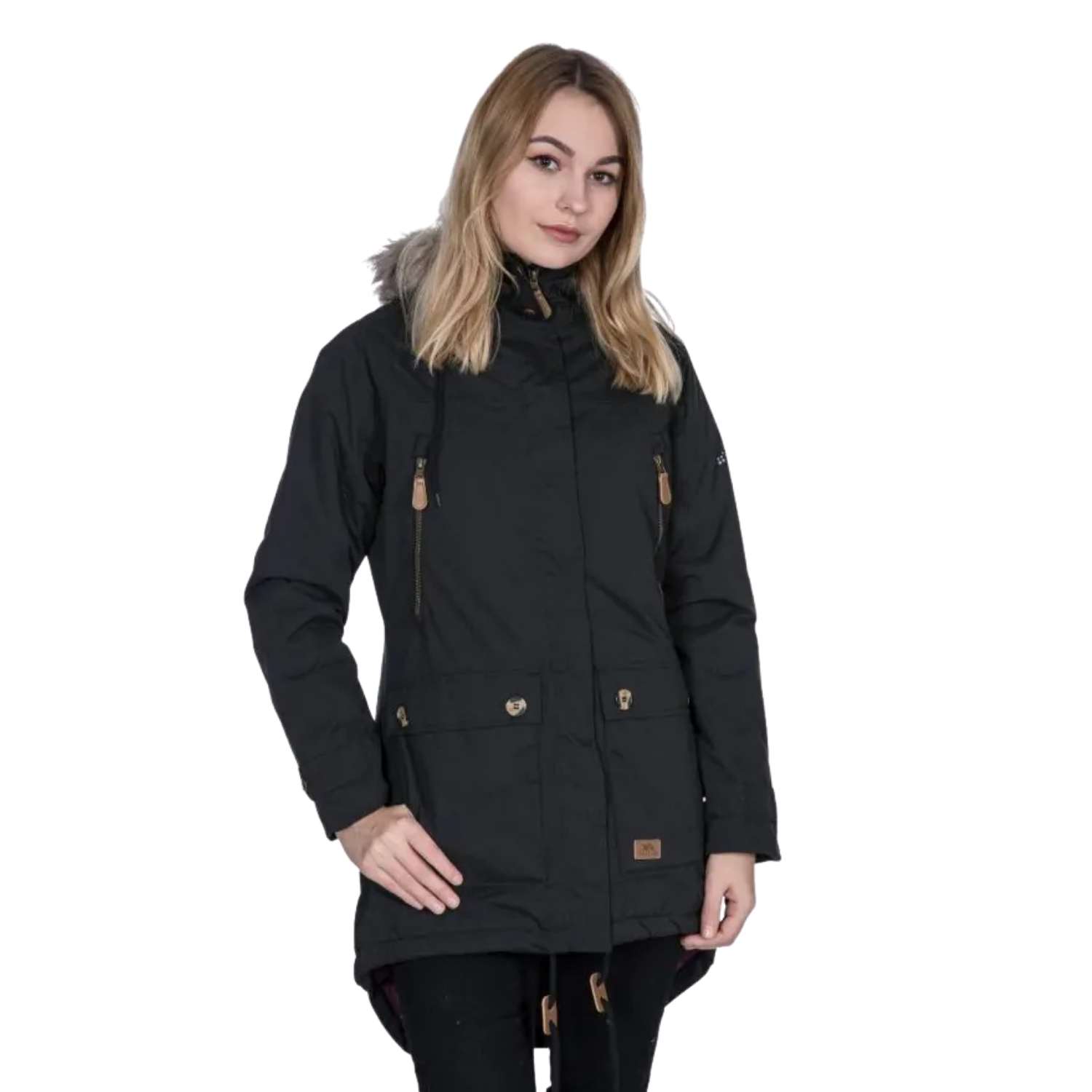  Trespass Clea - Tp50 Kadın Siyah Outdoor Ceketi