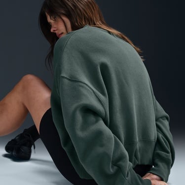  Nike Sportswear Phoenix Fleece Kadın Yeşil Sweatshirt