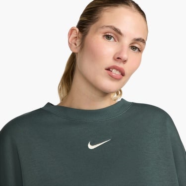  Nike Sportswear Phoenix Fleece Kadın Yeşil Sweatshirt