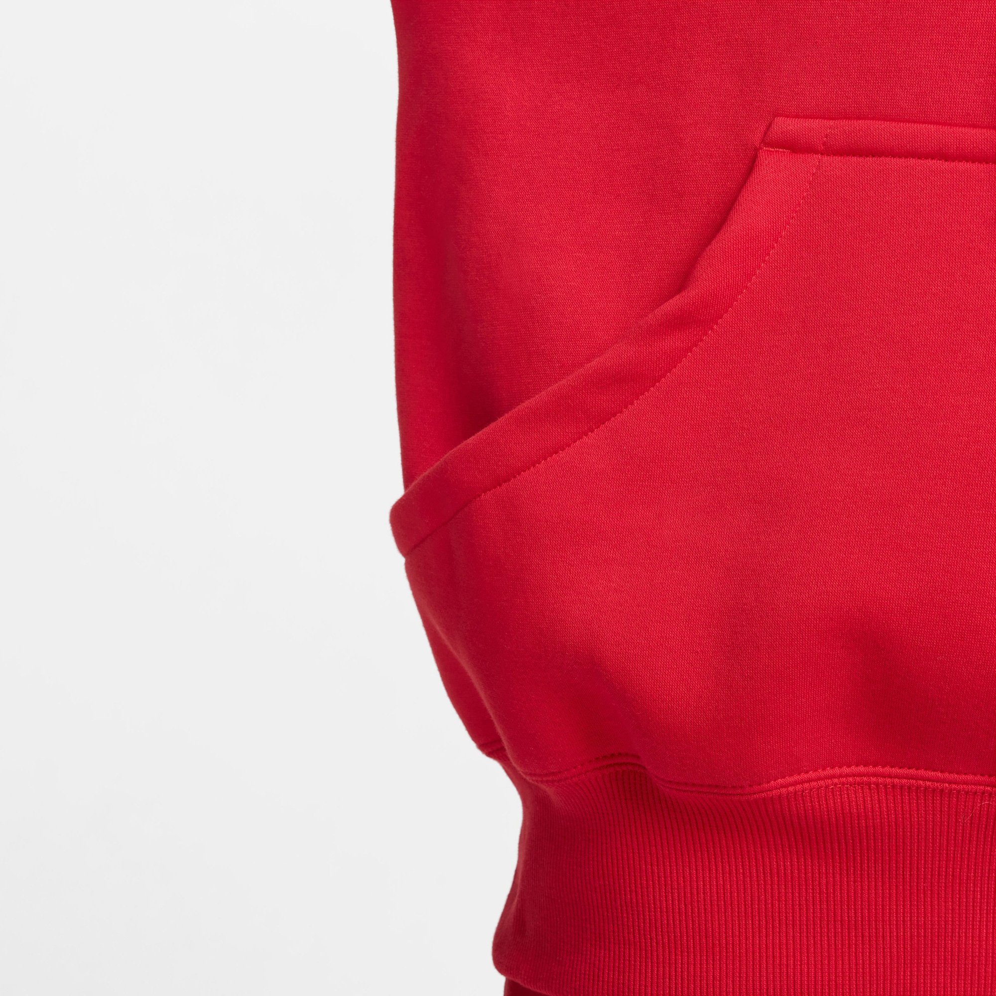 Nike Sportswear Phoenix Fleece Oversize Kadın Kırmızı Sweatshirt