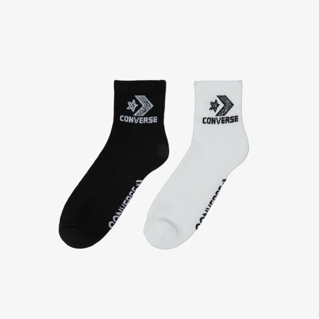  Converse Erkek 2'li Beyaz Çorap