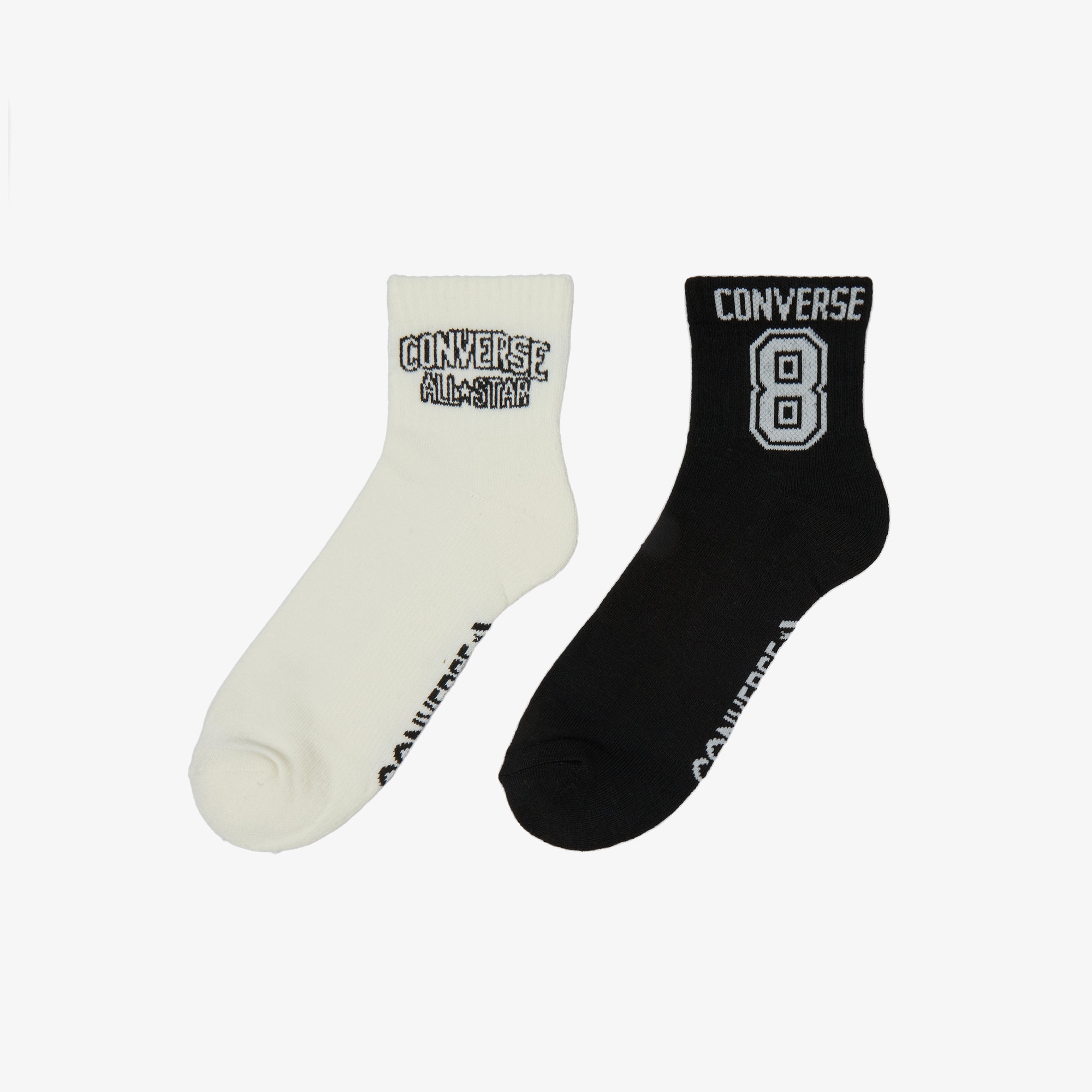 Converse Chuck Taylor Erkek 2'li Siyah Çorap