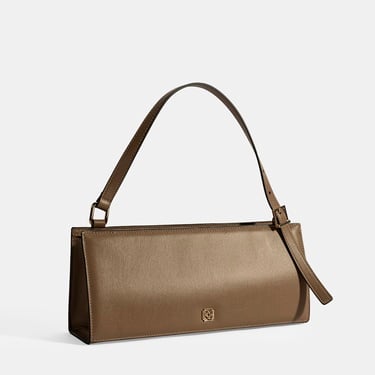 Kadın Kahve Deri Omuz Çantası