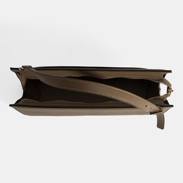  Kadın Kahve Deri Omuz Çantası