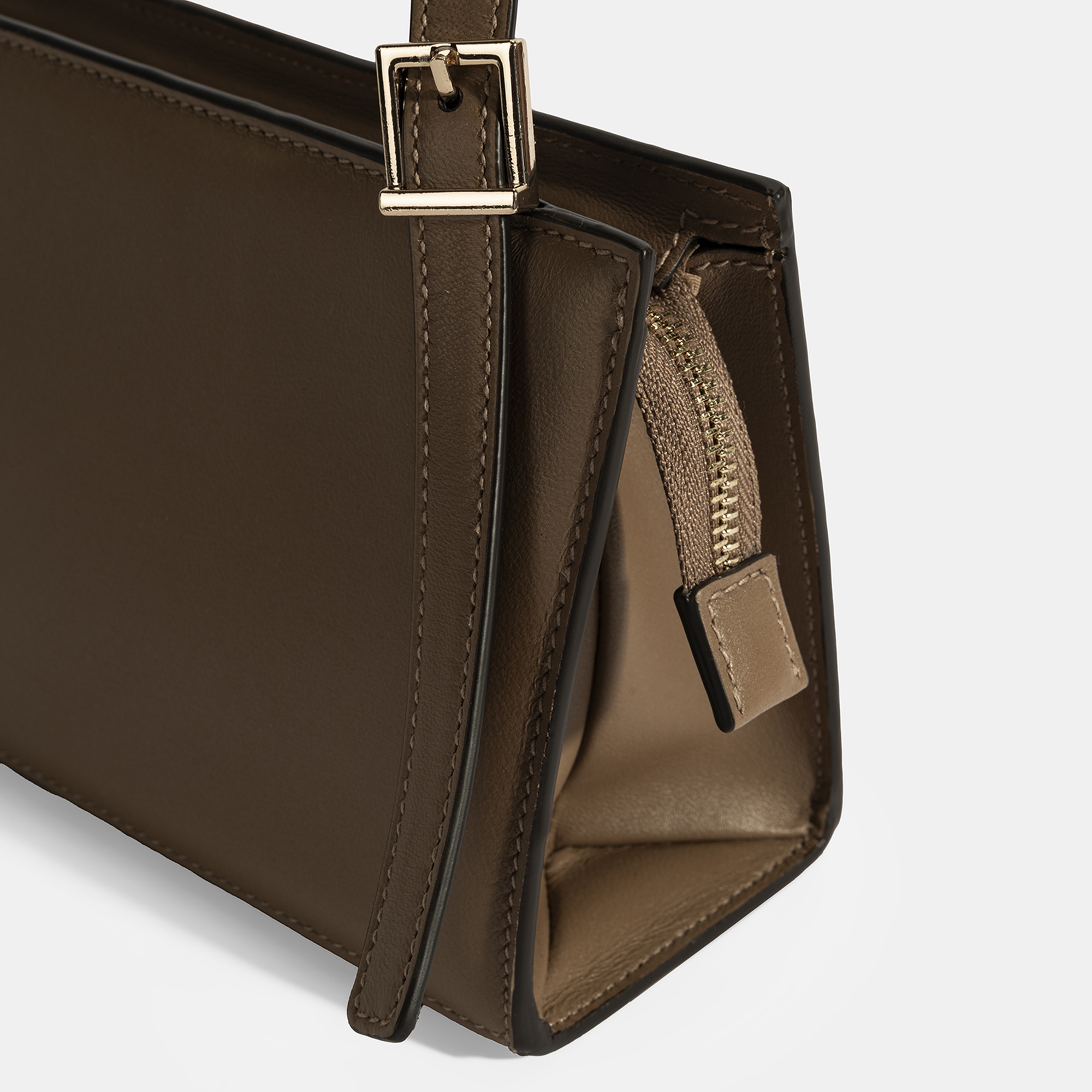 Kadın Kahve Deri Omuz Çantası