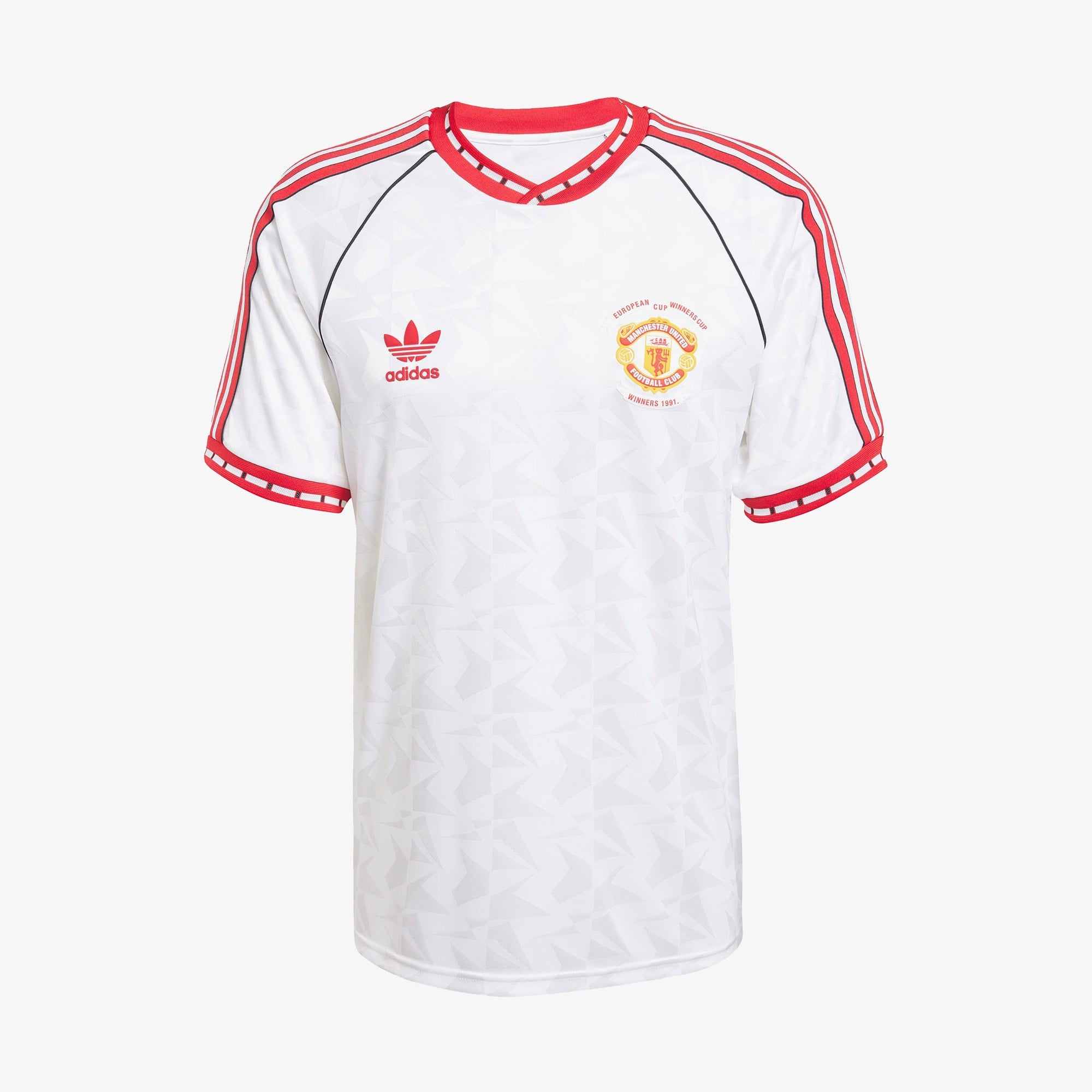 adidas Manchester United Retro Erkek Beyaz T-Shirt