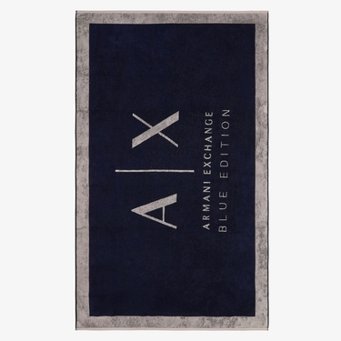  Armani Exchange Erkek Lacivert Havlu