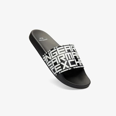  Armani Exchange Erkek Siyah Terlik