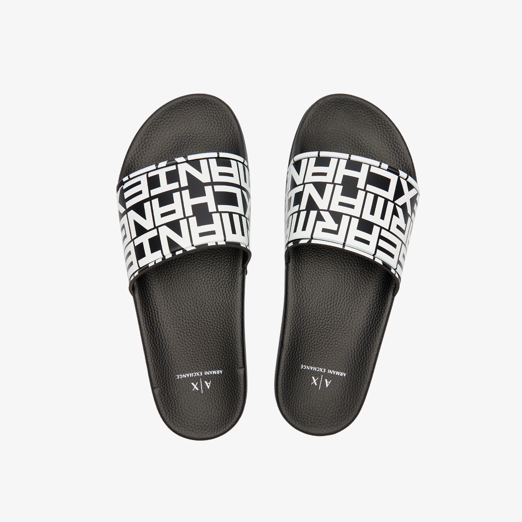 Armani Exchange Erkek Siyah Terlik