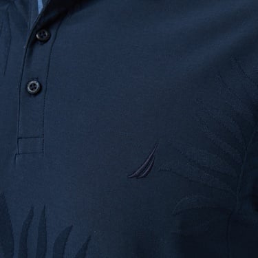  Nautica Erkek Lacivert Classic Fit Desenli Polo
