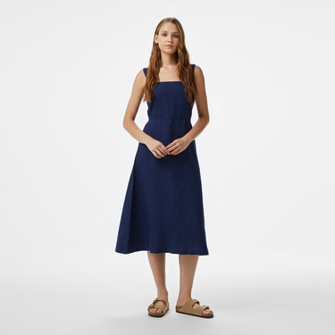  Nautica Kadın Lacivert Regular Fit Elbise