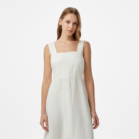  Nautica Kadın Beyaz Regular Fit Elbise