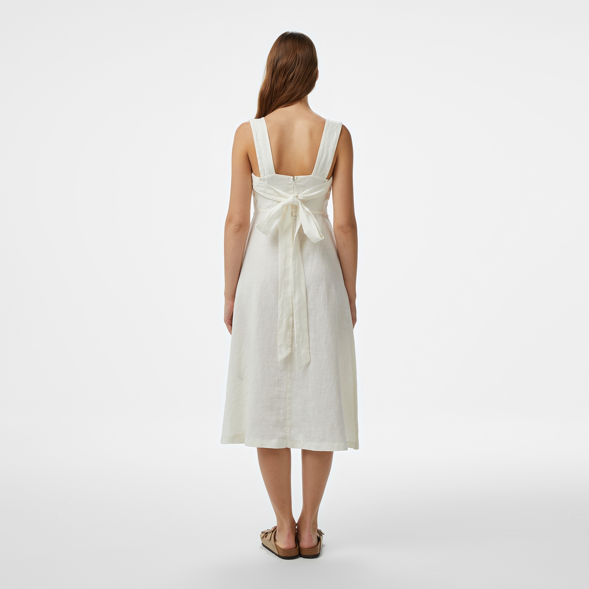 Nautica Kadın Beyaz Regular Fit Elbise