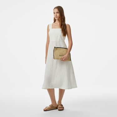  Nautica Kadın Beyaz Regular Fit Elbise