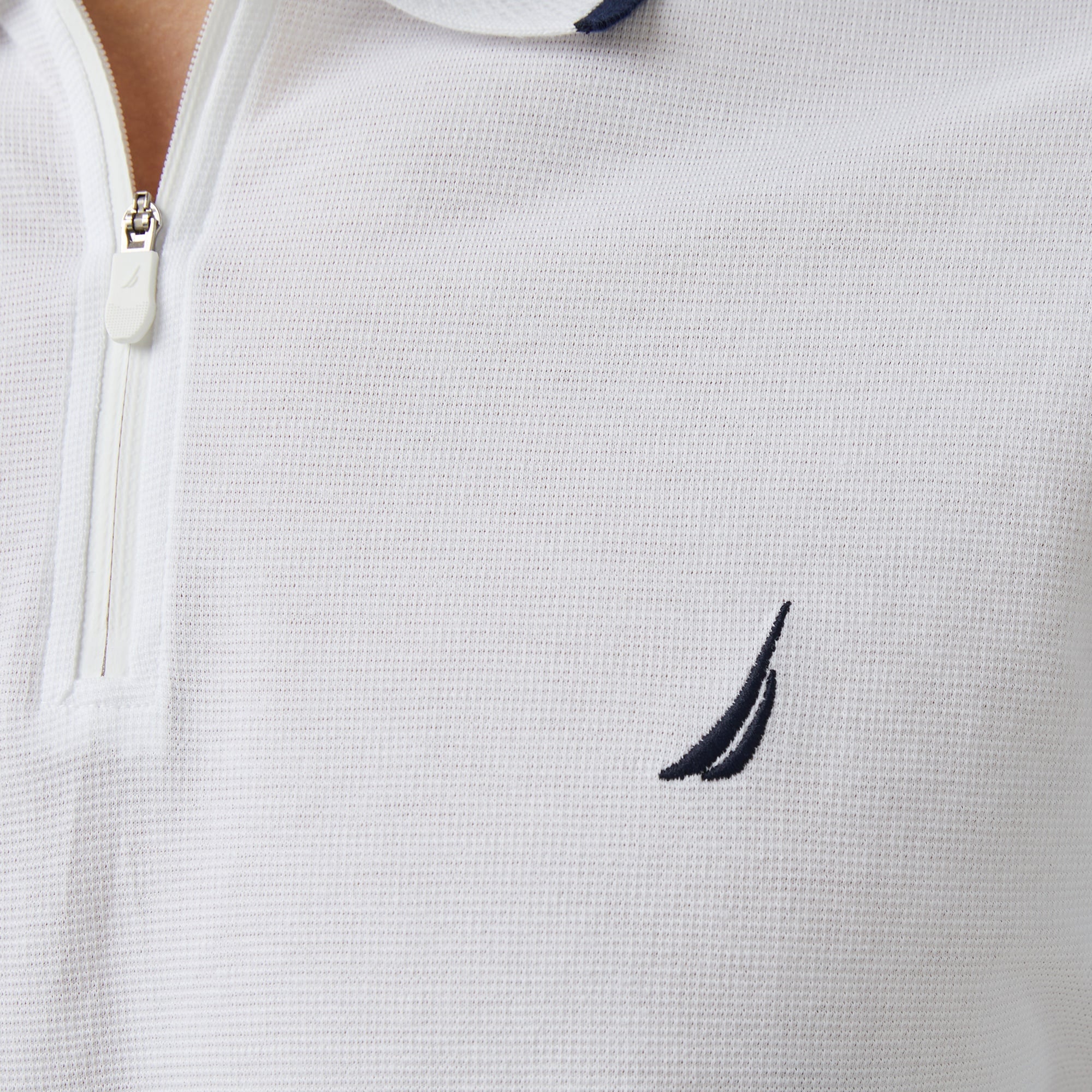 Nautica Erkek Beyaz Classic Fit Polo Yaka T-Shirt