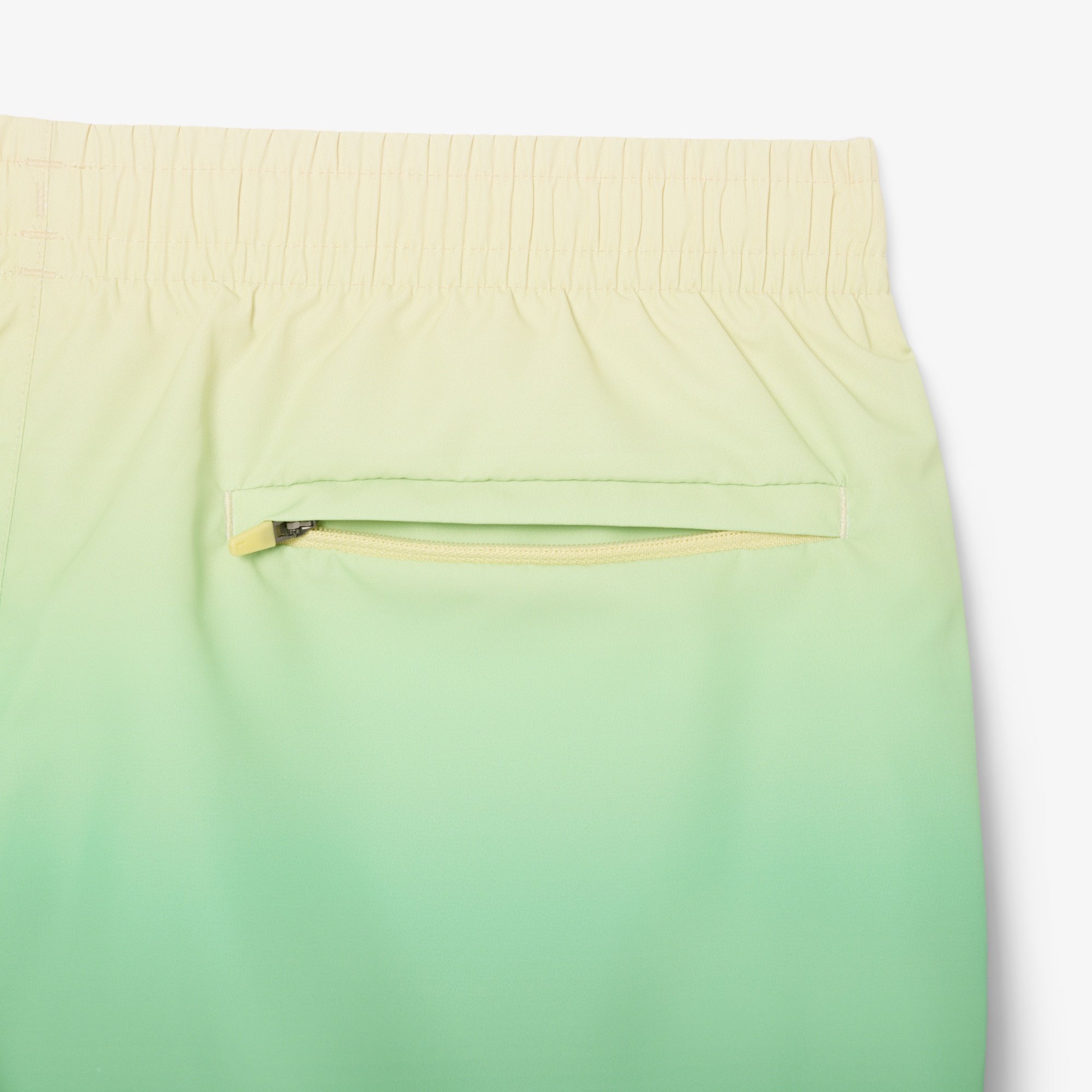 Lacoste Erkek Renk Bloklu Yeşil Deniz Şortu