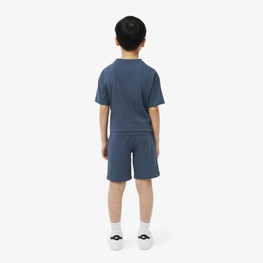  Lacoste Erkek Çocuk Baskılı Lacivert Şort