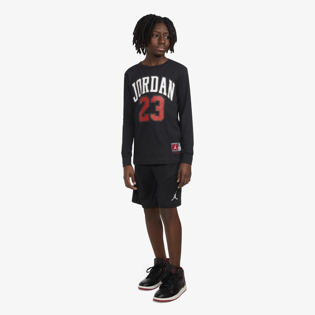  Jordan Practice Flight Çocuk Siyah Sweatshirt