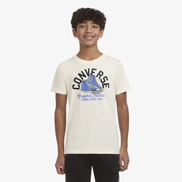  Converse Çocuk Krem T-Shirt