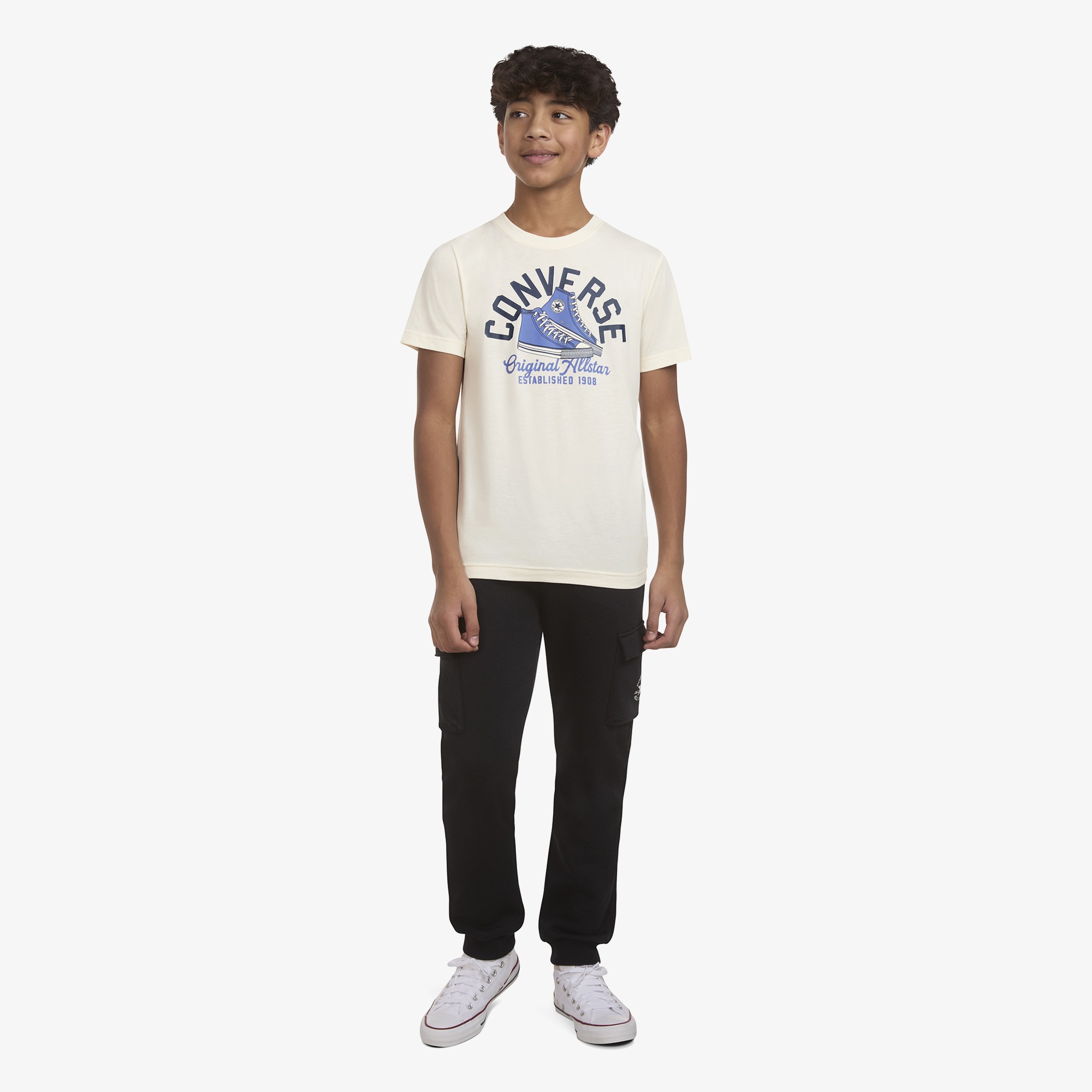 Converse Çocuk Krem T-Shirt