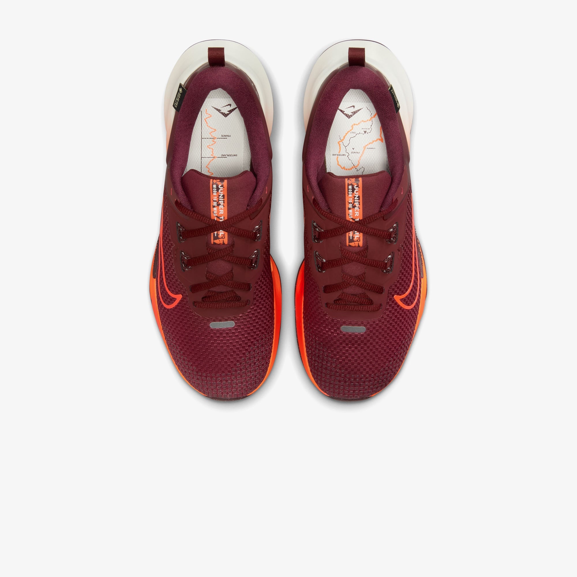 Nike Juniper Trail 2 Gore-Tex Kadın Bordo Koşu Ayakkabısı