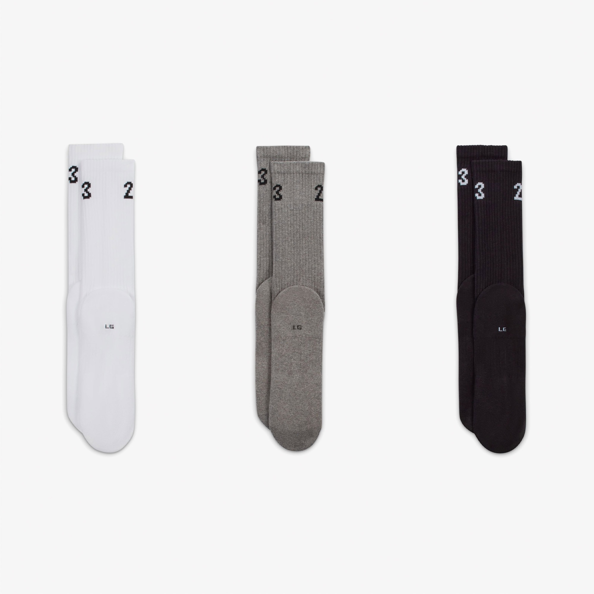 Jordan Essentials Crew 3' lü Unisex Renkli Çorap