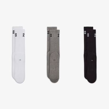  Jordan Essentials Crew 3' lü Unisex Renkli Çorap