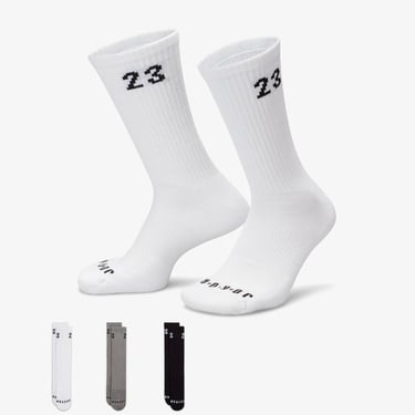  Jordan Essentials Crew 3' lü Unisex Renkli Çorap