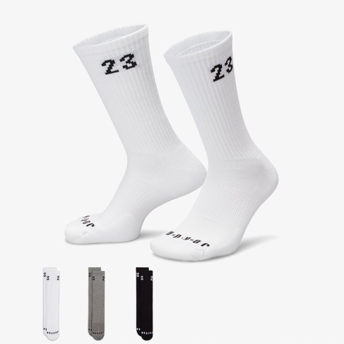  Jordan Essentials Crew 3' lü Unisex Renkli Çorap