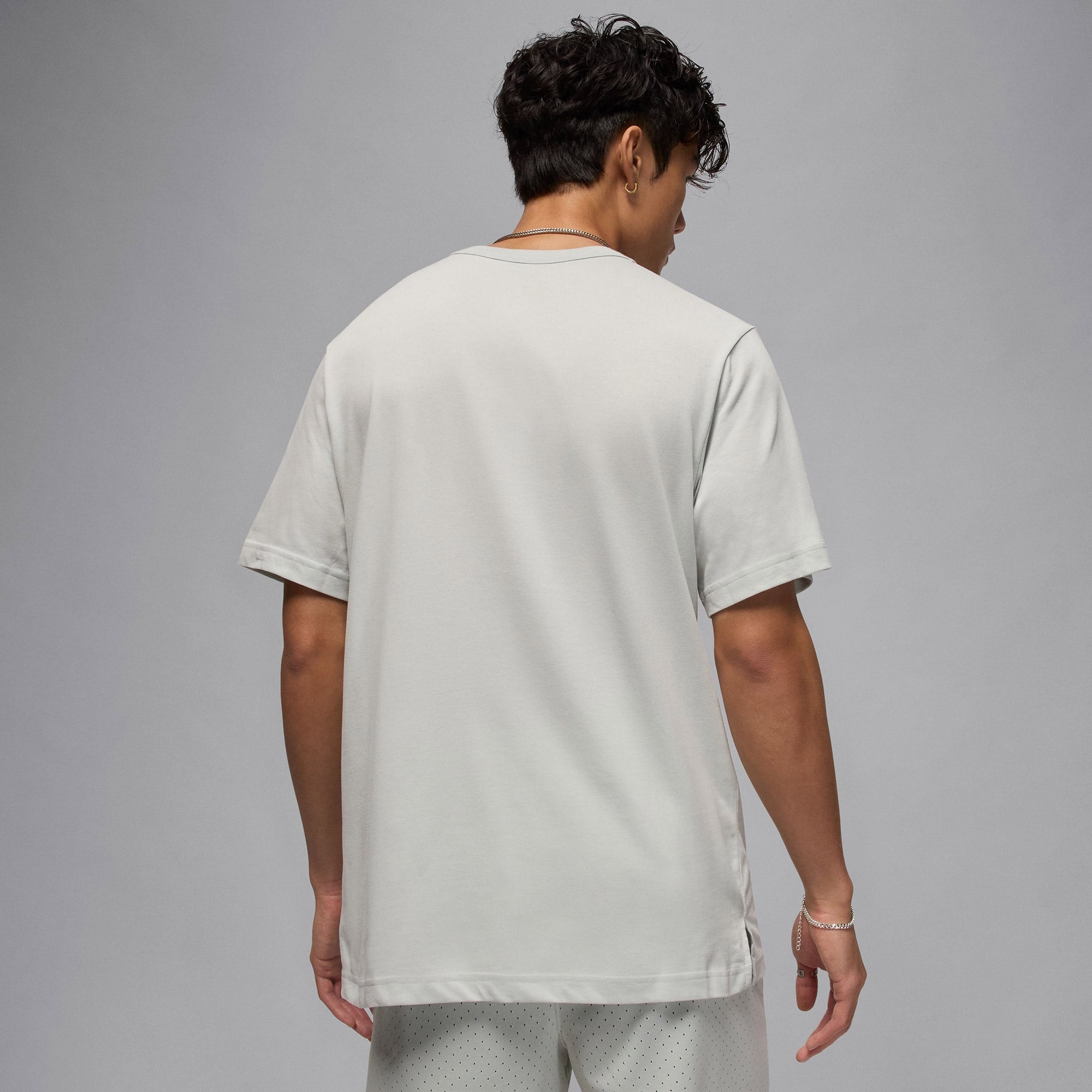 Jordan Sport Dri-Fit Erkek Gri T-Shirt