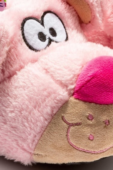  Fibert Çocuk Hayvanlı Panduf Pembe 30/35