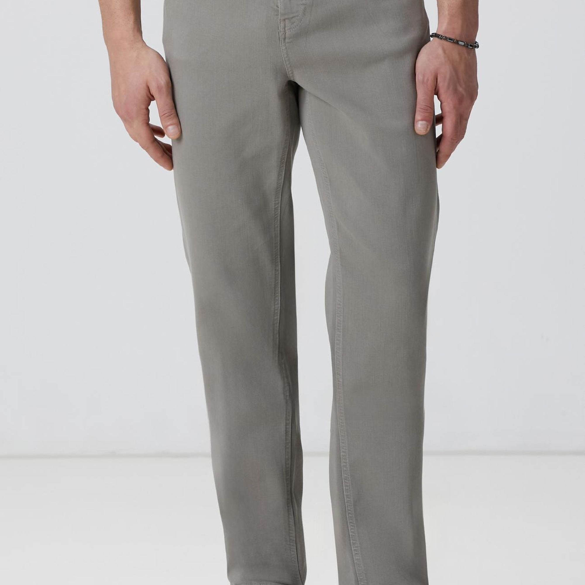 Network Erkek Açık Haki Denim Pantolon