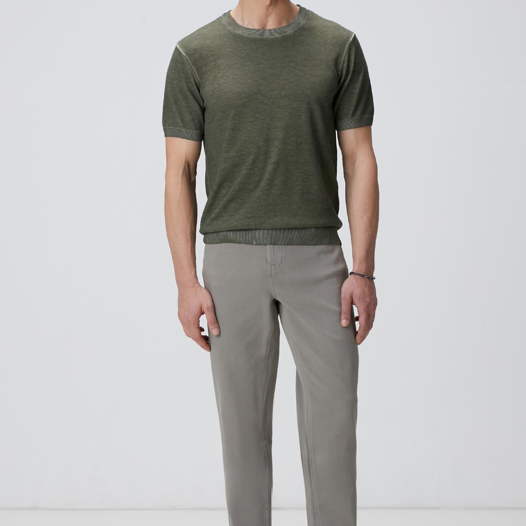 Network Erkek Açık Haki Denim Pantolon