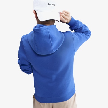  Nike Sportswear Club Fleece Çocuk Mavi Hoodie