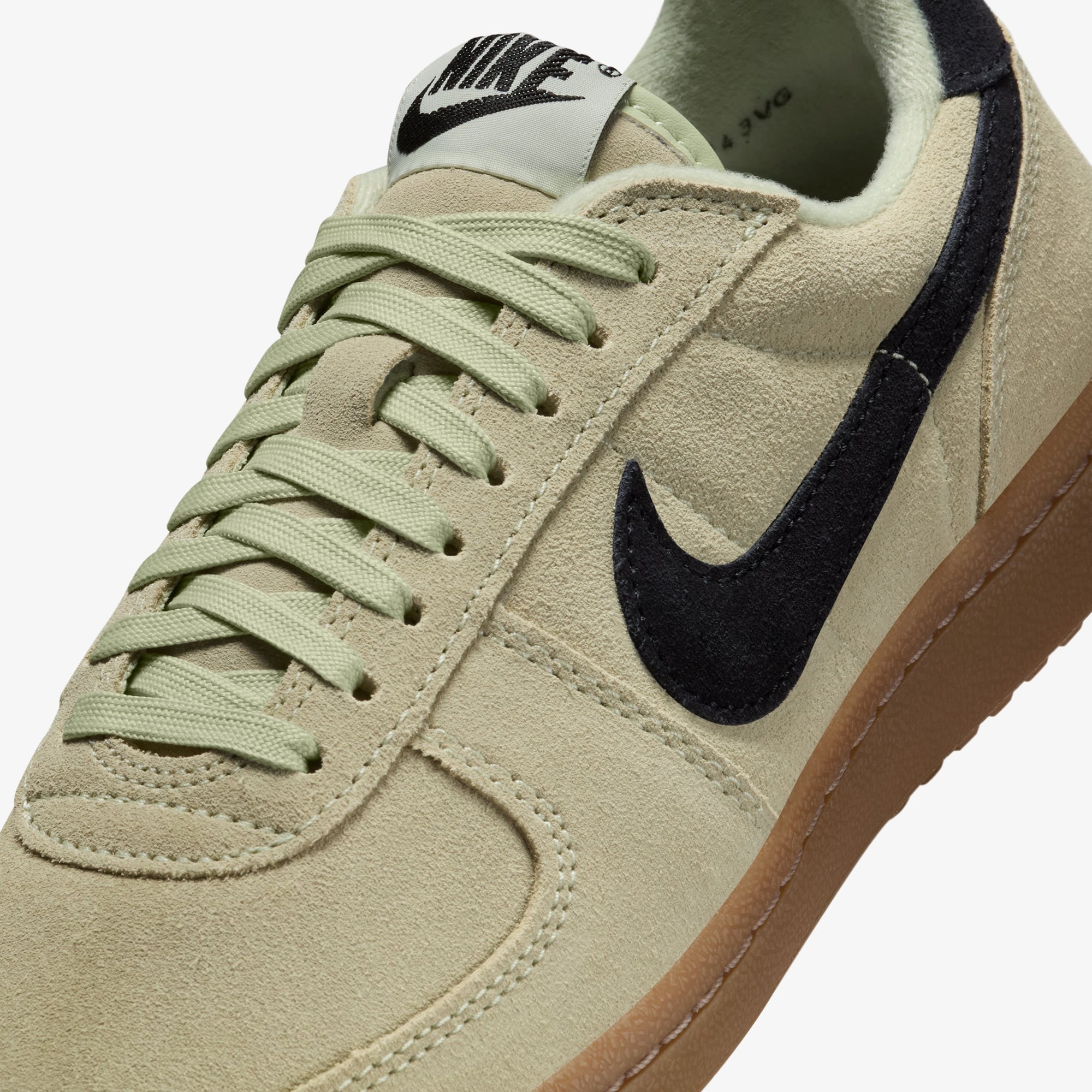 Nike Nike Siyah Field General Suede Kadın Bej Spor Ayakkabı Sneaker | FashFed Siyah - 9. görsel