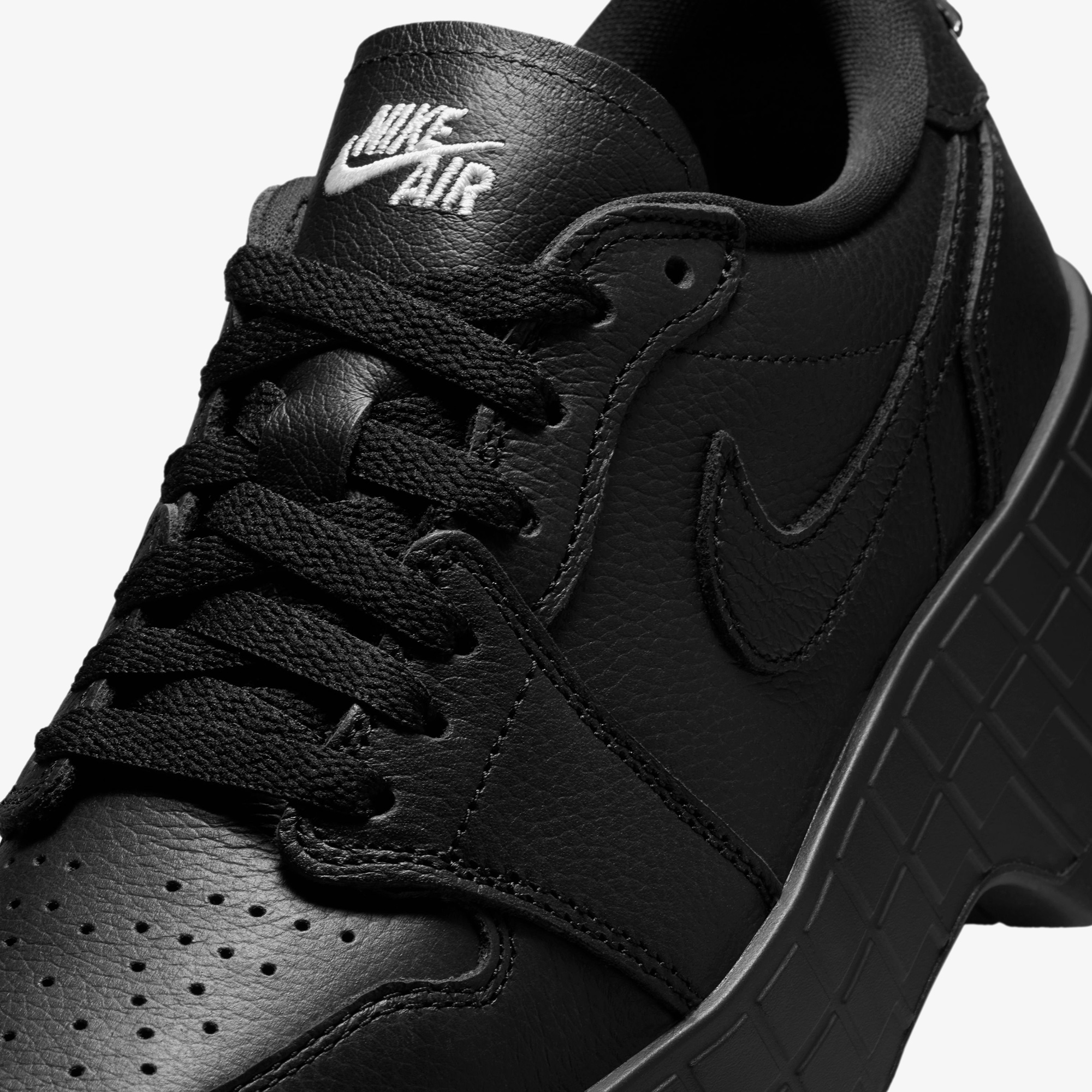 Jordan Siyah Jordan Air 1 Brooklyn Low