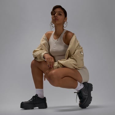  Jordan Air 1 Brooklyn Low Kadın Siyah Spor Ayakkabı