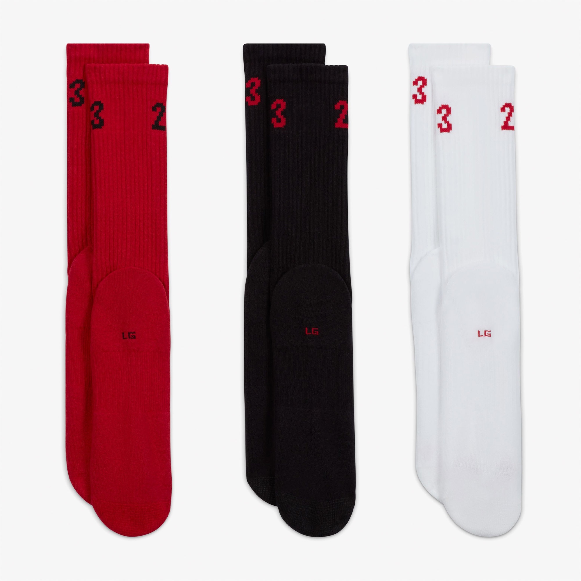 Jordan Essentials Crew 3' lü Unisex Renkli Çorap