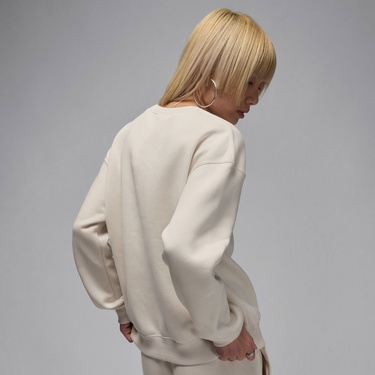  Jordan Brooklyn Fleece Crew Kadın Bej Sweatshirt